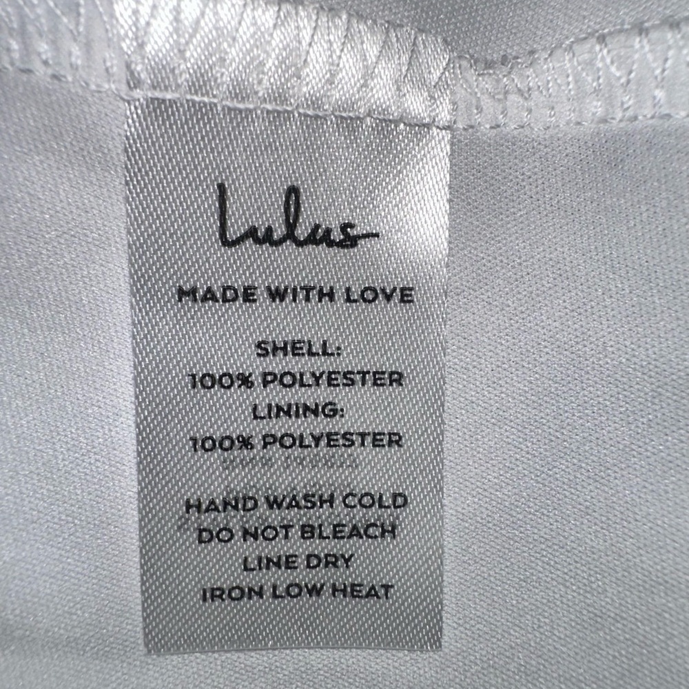 Lulus Lush Gardens Ivory Floral Print Off-The-Shoulder Mini Dress Women’s Size S - Picture 9 of 10
